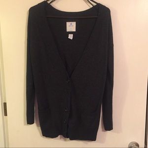 Aerie Charcoal Cardigan